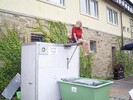 Nass von oben bis unten