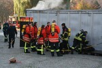 Heiße Übung für den Brandeinsatz