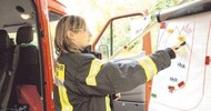 Brenzlige Situation im Forchenwald