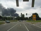 Gro&szlig;brand in Recyclingbetrieb
