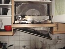 Butter entz&uuml;ndet sich in einem Topf