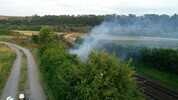 Mehrere Brandstellen an der Bahnstrecke