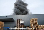 Gro&szlig;e Rauchwolke &uuml;ber dem Schwaigerner Industriegebiet