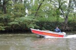 Bootunterstützung für Rettungshunde