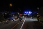 Verkehrsunfall PKW mit drei verletzten Personen