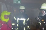 Feuerwehr übt am Kindergarten Hauptstraße