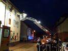 Personentransport &uuml;ber Drehleiter