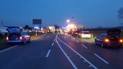 Schwerer Verkehrsunfall im Einm&uuml;ndungsbereich