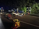 Fahrzeug &uuml;berschl&auml;gt sich