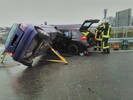 Drei Verletzte bei Unfall
