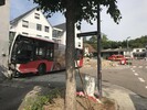 Vier Verletzte bei Unfall mit Linienbus