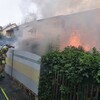 Gartenhaus wurde Opfer der Flammen