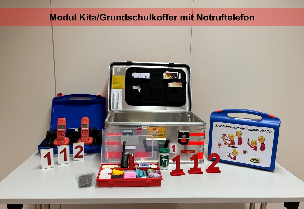 Bild 3: Modul Kita/ Grundschulkoffer mit Notruftelefon