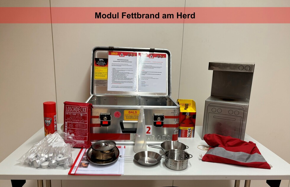 Bild 4: Modul Fettbrand am Herd